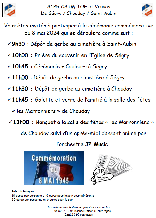 Commémoration du 8 Mai