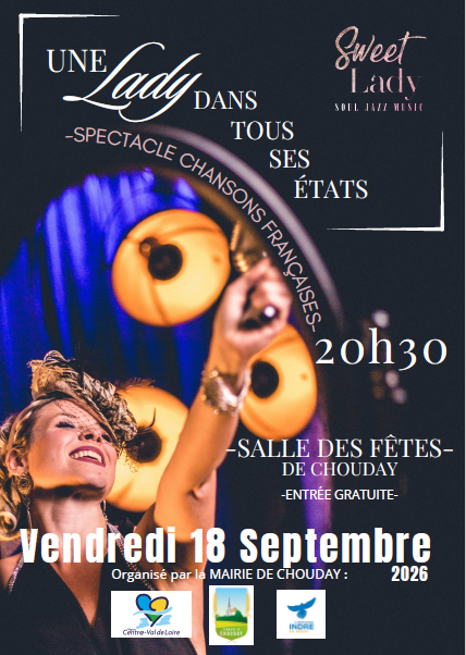 Concert du 18 septembre 2026 - Une Lady dans tous ses états